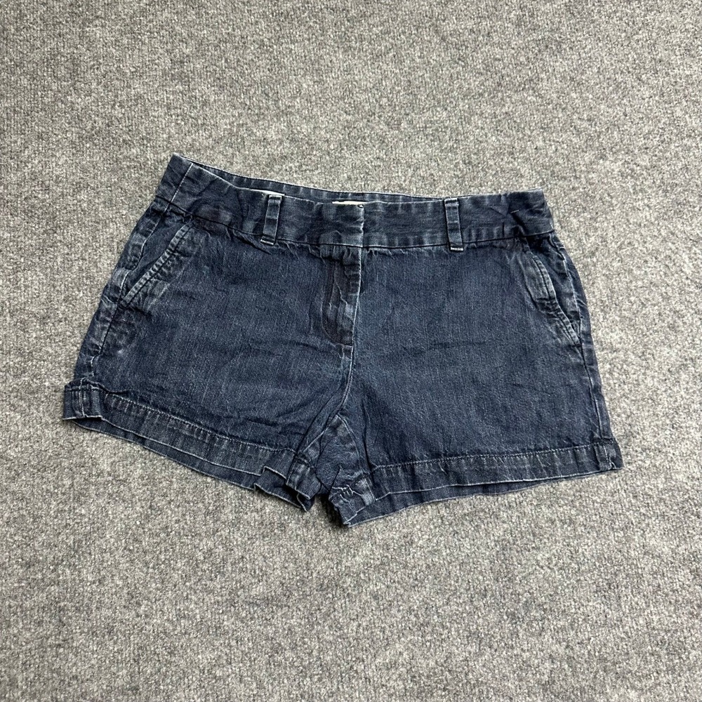 Loft Outlet Shorts Womens Size 6 Dark Wash Denim Casual 4 Inch Inseam Summer